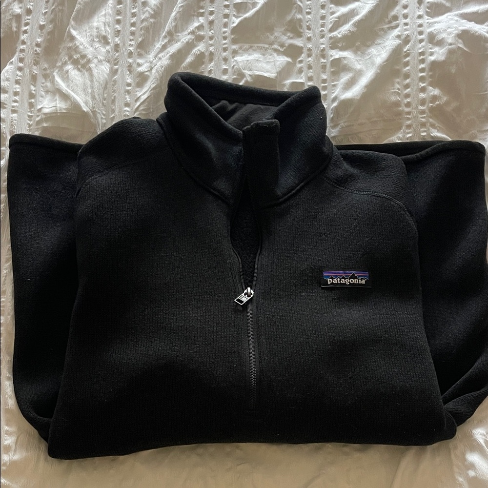 Patagonia Midnight Black 1/4-Zip Fleece
